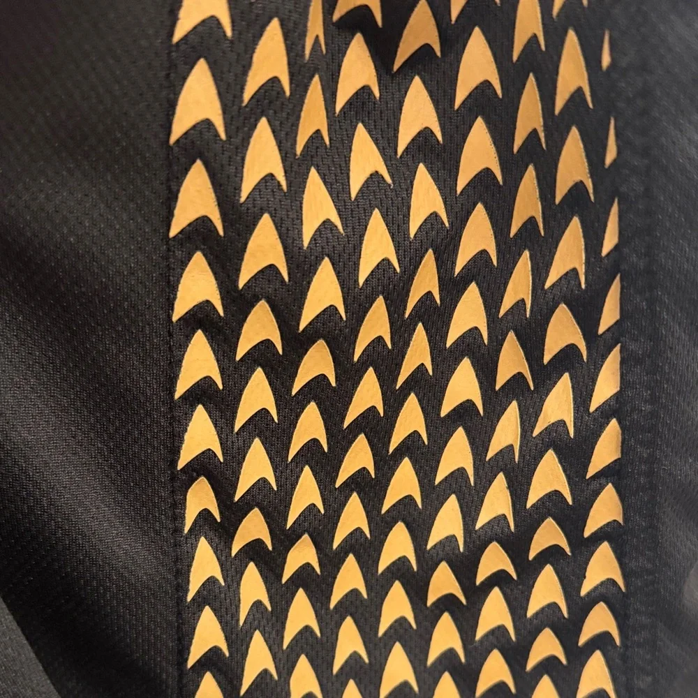 Star Trek U.S.S. Enterprise Men's Black & Gold Kirk Jersey- Box Lunch Exclusive - Picture 5 of 5